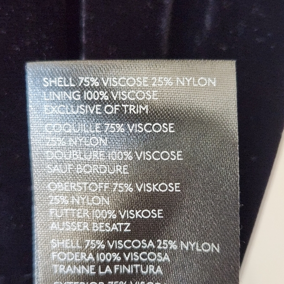 Maeve By Anthropologie Somerset Black Velvet Short Sleeve Mini Dress Size 3X - Picture 13 of 15